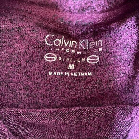 CALVIN KLEIN PERFORMANCE Stretch Long Sleeve Pullover Turtleneck Sweater Medium - Picture 5 of 8